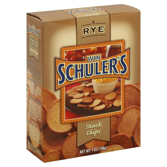 Win Schuler's Rye Snack Chips, 7 oz, (Pack of 12)