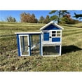 thumbnail image 1 of Win World 21901NB Stilt House Rabbit Hutch, Blue, 1 of 7
