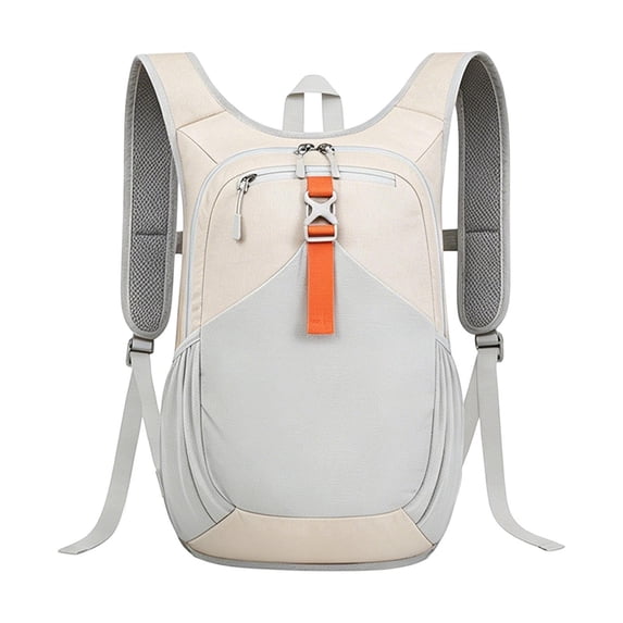 Win s Way 15L Foldable Hiking Backpack Lightweight Daypack Ultralight Travel Backpack for Men Women Outdoor Camping Backpack Beige