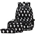 thumbnail image 1 of Win s Way 3 Pcs Backpack Set for G-i-r-l-s, Floral Printed Schoolbag with Lunch Box and Pencil Case, Lightweight Water-Resistant Bookbag for S-t-u-d-e-n-t-s, 1 of 7