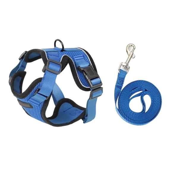 Win s Way Adjustable Reflective Cat Harness, Escape Proof Safety Vest for Night Walking