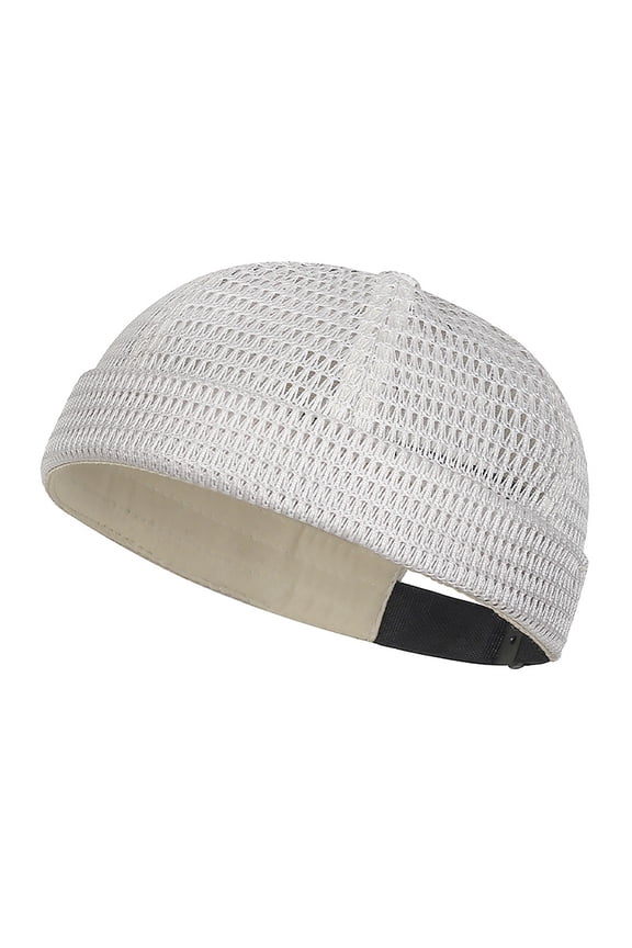 Breathable Mesh Beanie Hat Summer Style Tang Super Cooling Skull Cap Adjustable Hop Cap Docker Knit Hat