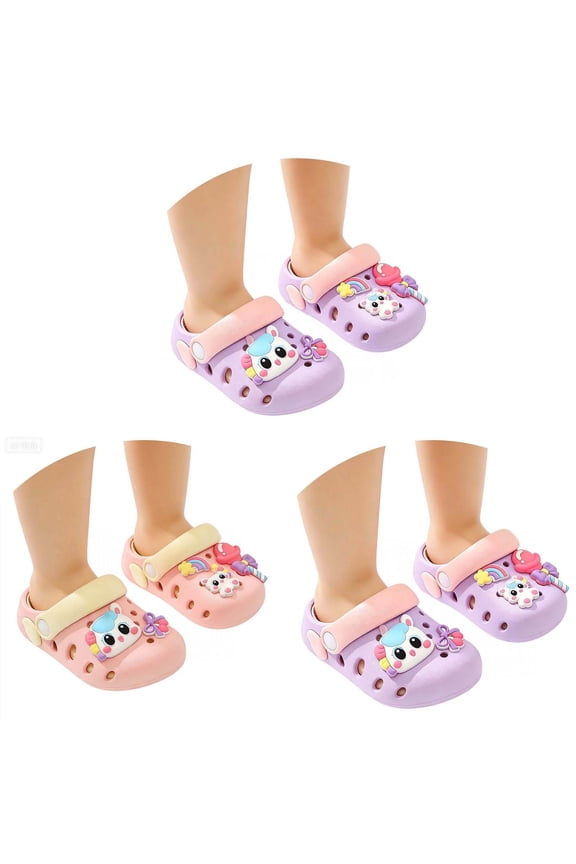 Cartoon Bear Head EVA Clogs For Boys, Lightweight Breathable Non Slip Soft Sole Summer Water Slippers Indoor Outdoor Backyard Pool Casual Footwear