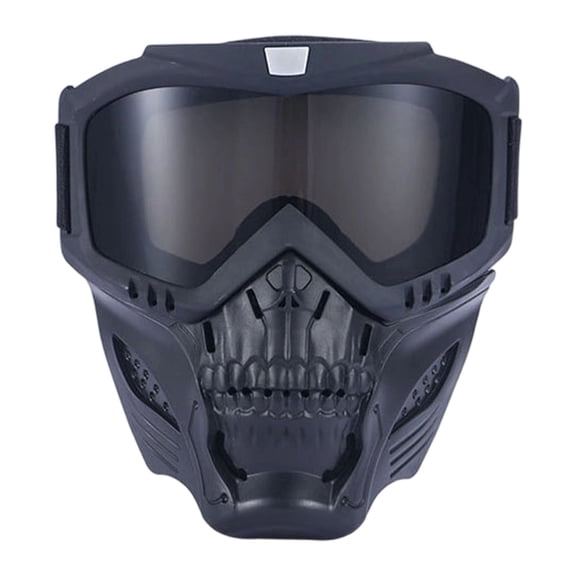Win s Way Detachable Full Face Shield Goggles, Anti-Fog Windproof Protective Mask, TPU Safety Goggle for Welding Riding Outdoor Sports & Industrial Use for Adults