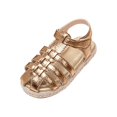 thumbnail image 1 of Win s Way Girls' Closed-Toe Sandals, Adjustable Strap Soft Sole, Toddler Kids 12 Months-7 Years, Gold, 1 of 5