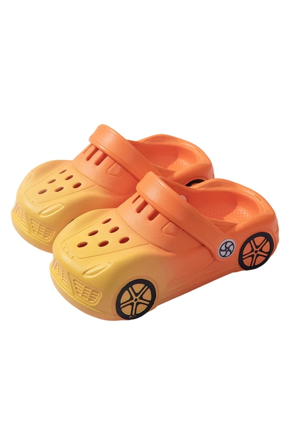 K-id-s Cartoon Car Clogs Lightweight Breathable Garden Sandals