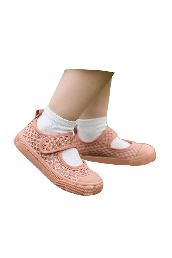 Kids' Gingham Plaid Closed Toe Sandals, Adjustable Strap Soft Sole, Toddlers 6 Months-5 Years, Beige