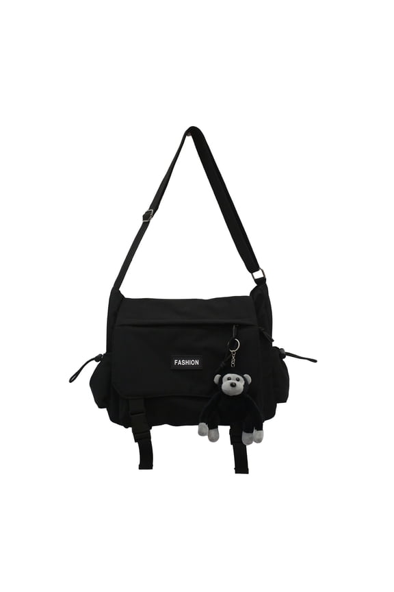 Large Capacity Unisex Nylon Messenger Crossbody Shoulder Bag for Work Gym Travel