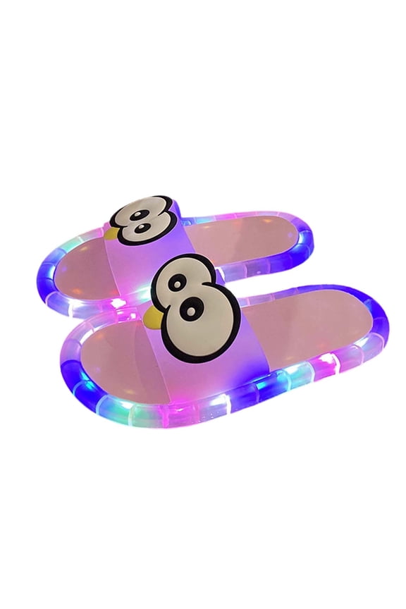 Light Up Sandals Men Women Couple Bright Color Slippers Motion Sensor LED Rainbow Flip Flops Non Indoor Outdoor Bathroom Pool Shoes Comfortable Summer Sandals for Adults