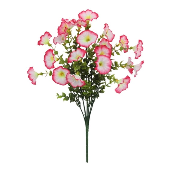 Win s Way Memorial Day Flowers for Cemetery Artificial Bouquet 4th of July Patriotic Flowers Easter Grave Decorations Outdoor Long Lasting Morning Glory
