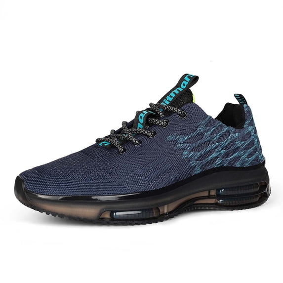 Win s Way Men's Athletic Sneakers, Air Sport Walking Workout Gym Jogging Tennis Shoes, Flexible Rubber Sole