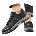 thumbnail image 1 of Win s Way Men's Casual Lace Up Sneakers, Outdoor Hiking Running Walking Travel Shoes with Non- Sole, 1 of 9