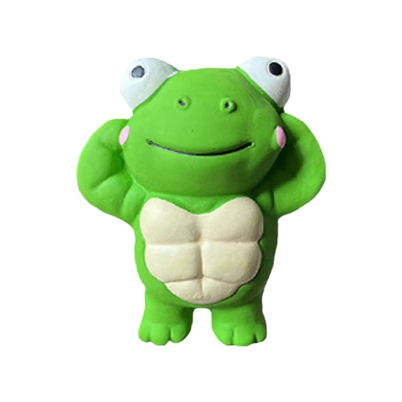 Win s Way Muscle Latex Dog Toy, Funny Squeaky Chew for Interactive Pet Play