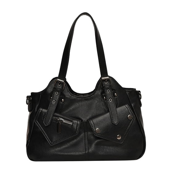 Win s Way PU Leather Work Tote Shoulder Handbag for Women Travel School