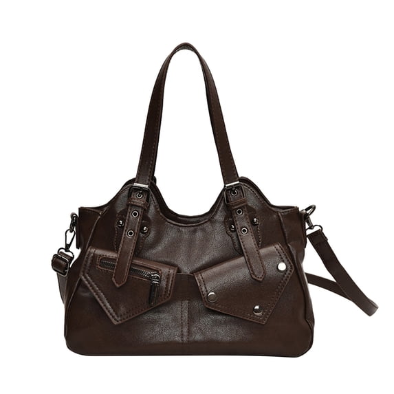 Win s Way PU Leather Work Tote Shoulder Handbag for Women Travel School