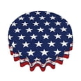 thumbnail image 1 of Win s Way Patriotic Star Round Tablecloth 4th of July Independence Day Round Tablecloth American Themed Party Table Cover Round Tablecloth Red White Blue Starburst Pattern Outdoor Picnic BBQ Decor, 1 of 7