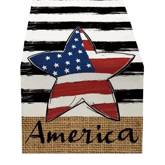Win s Way Round Table Cloths 60 Inch Round Tablecloth 60 Inch Patriotic Independence Day Red White Striped Table Cloth For Holiday Party Barbecue Picnic Indoor Outdoor