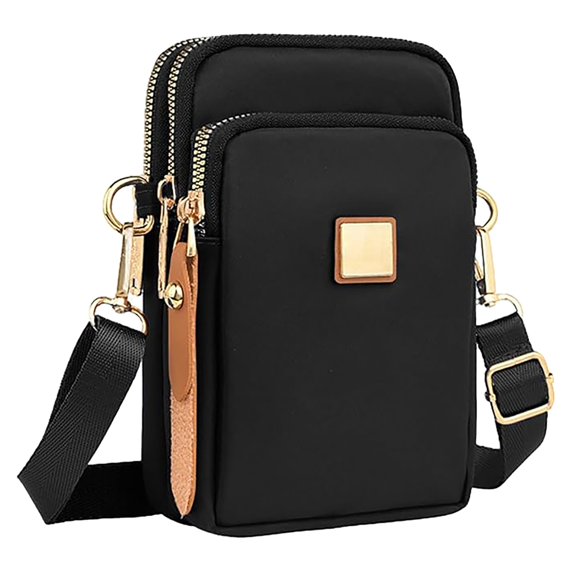 Win s Way Small PU Leather Crossbody Bag Phone Purse with Adjustable Strap for Women Travel