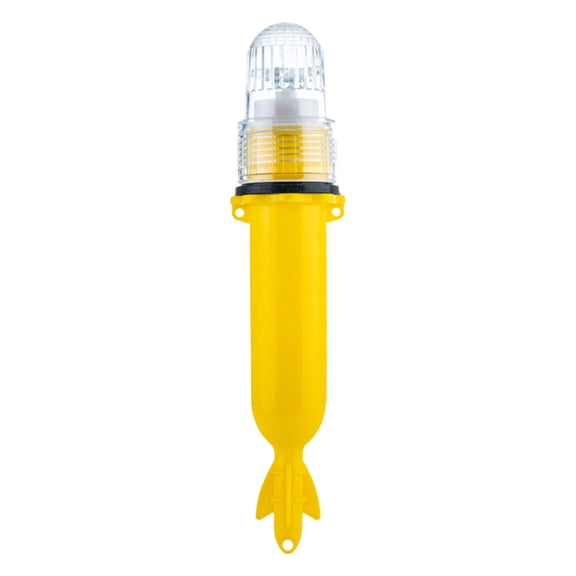 Win s Way Smart Sensing LED Boat Flare, Waterproof Marine Emergency Signal Light, Auto On/Off Navigation Lamp for Boating Fishing Buoy