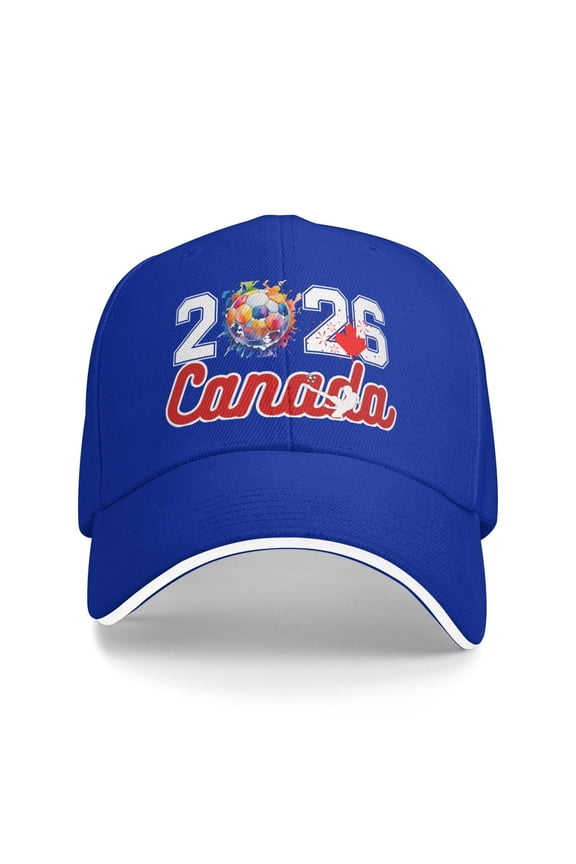 Soccer Fans Hat, High Density Embroidered Cap for Sun Protection