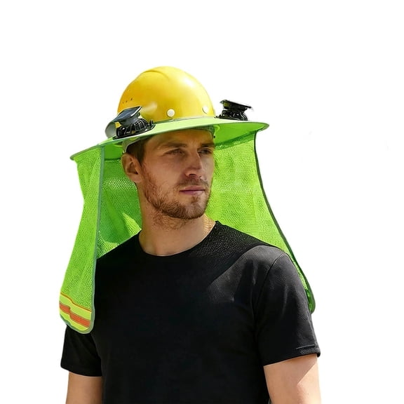Win s Way Solar Fan Hard Hat Full Brim Construction Hat Breathable Sun Protection UV Protection USB Charging