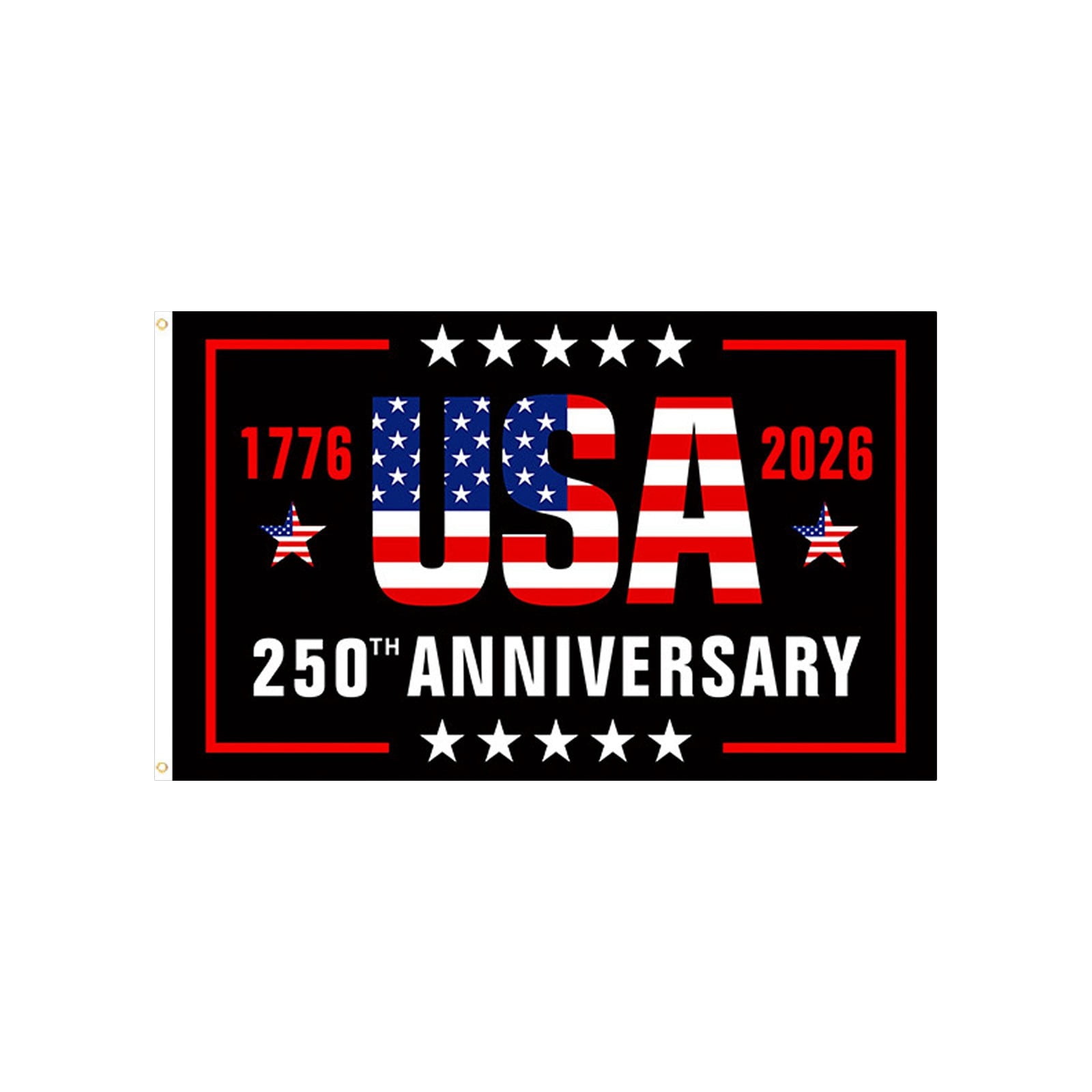 Win s Way USA 250th Anniversary Flag 1776-2026 American Independence Celebration Banner