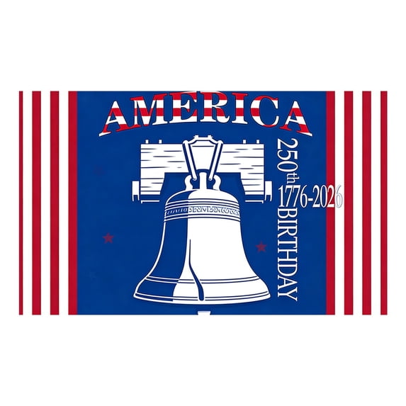 Win s Way USA 250th Anniversary Flag 1776-2026 American Independence Celebration Banner