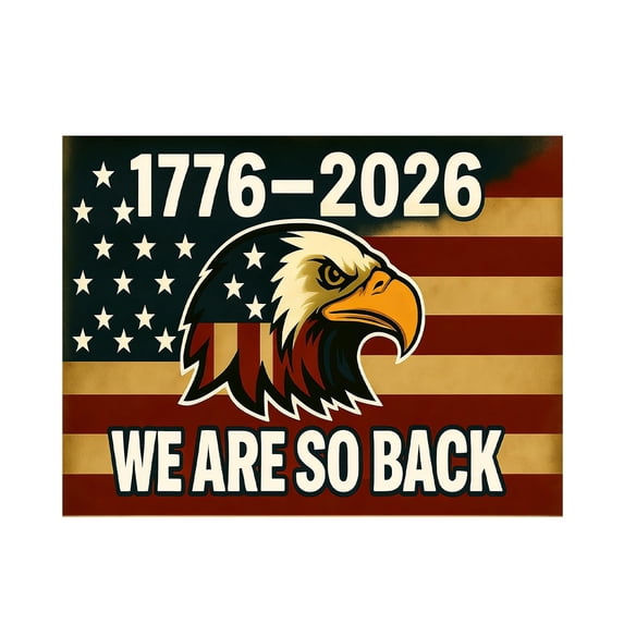 Win s Way USA 250th Anniversary Flag 1776-2026 American Independence Celebration Banner