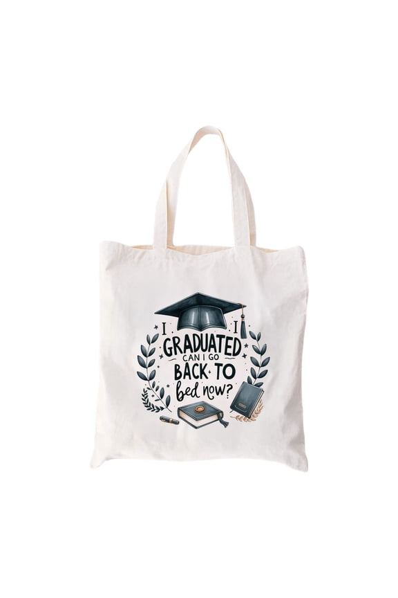 Unisex Graduation Tote Shoulder Bag Bookbag