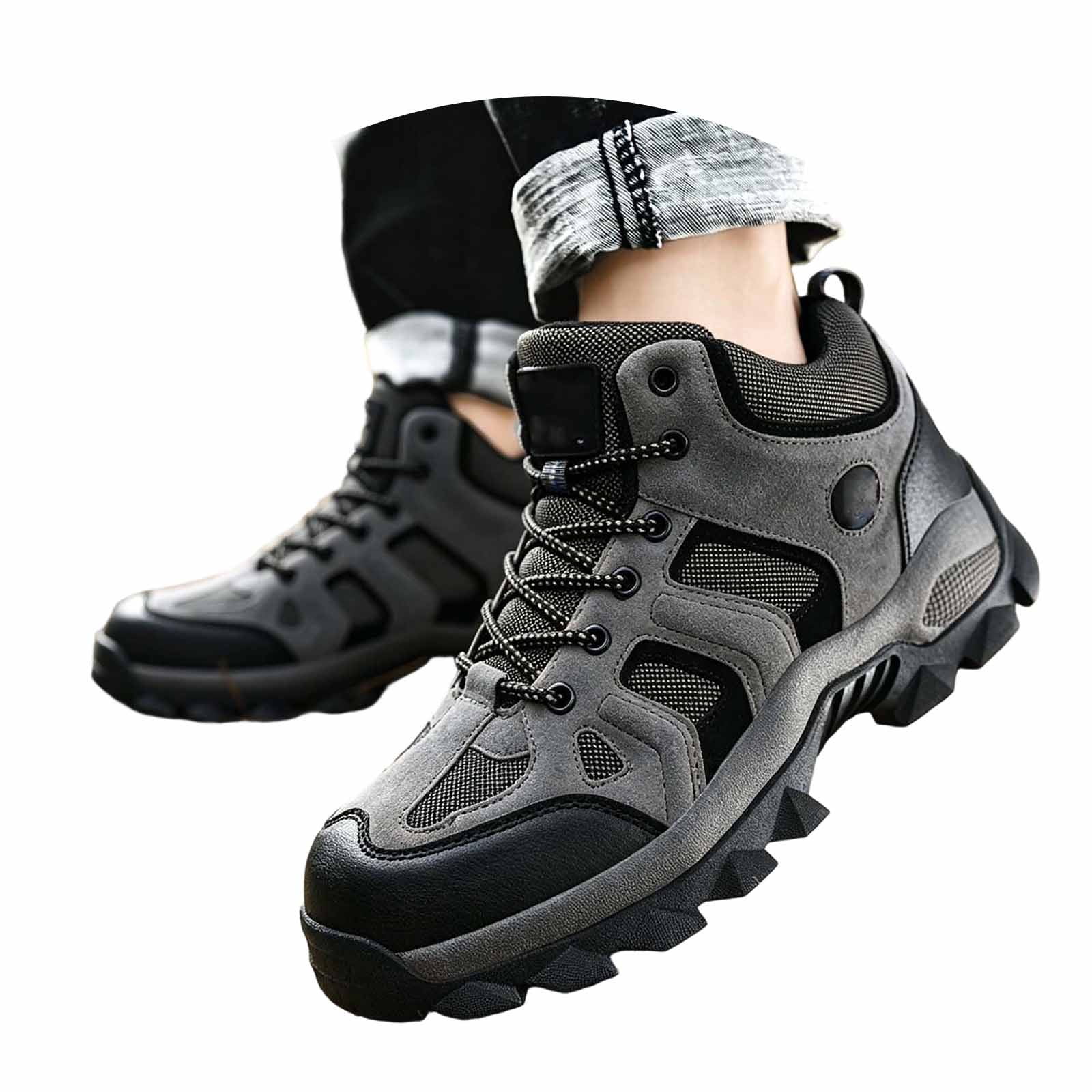 Win s Way Unisex Outdoor Hiking Shoes, Large Size Breathable Walking Sneakers for Couples