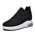 thumbnail image 1 of Win s Way Women's Elevator Mesh Sneakers, Thick Sole Height Increasing Platform Walking Shoes, 1 of 9
