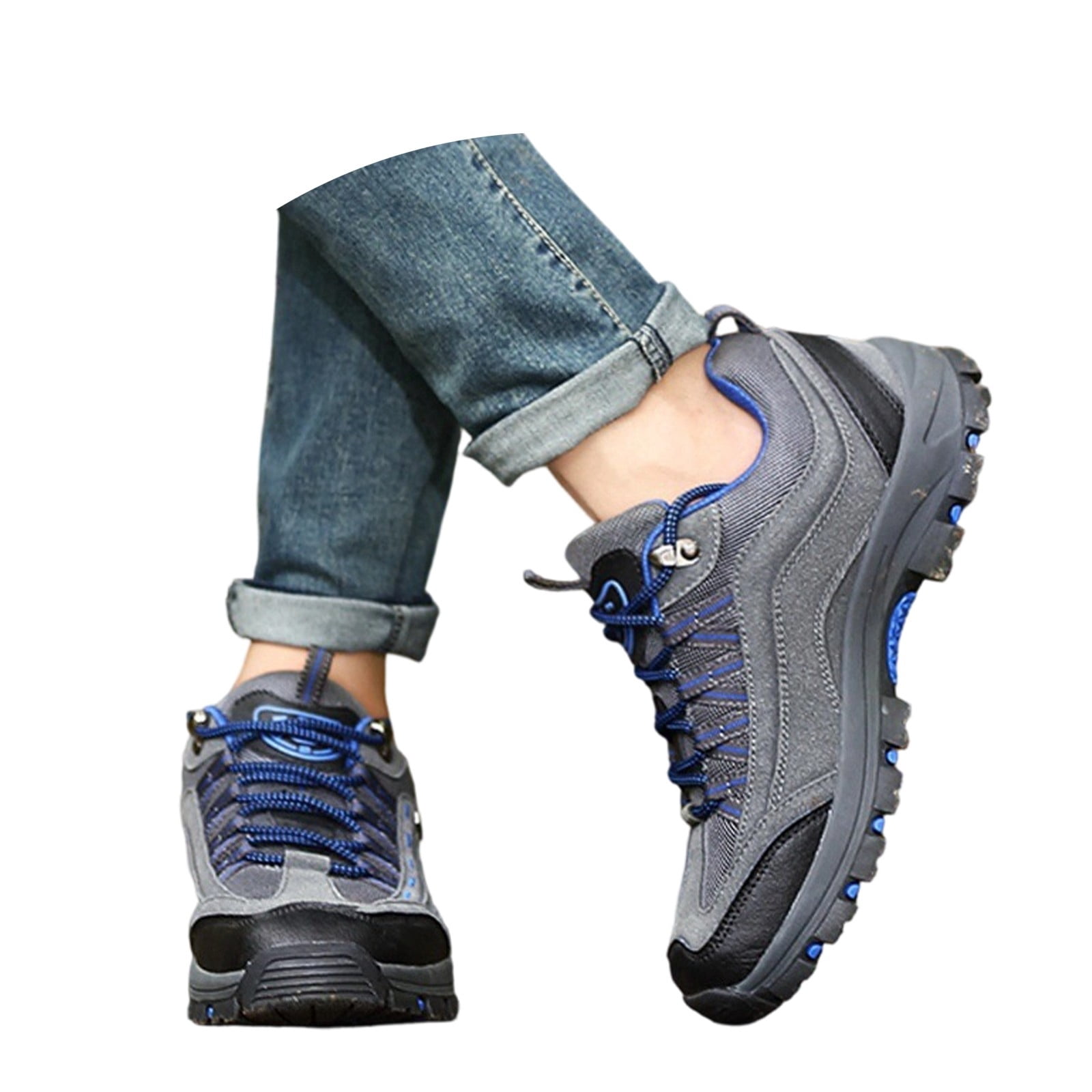 Win s Way Women's High-Top Hiking Sneakers, Lightweight Breathable Trekking Shoes for Outdoor Adventure & Support