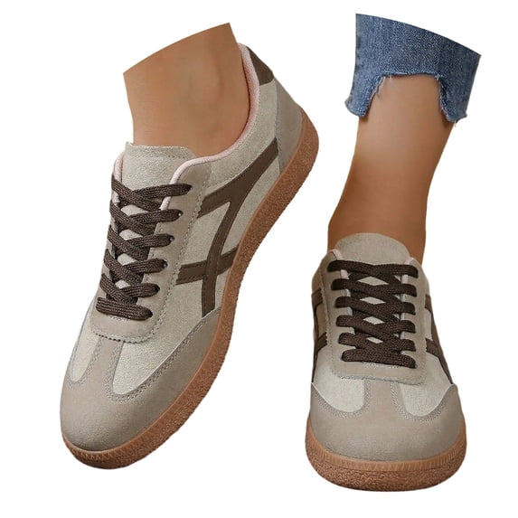 Win s Way Women's Low Top Casual Sneakers, Fashion Slip-On Tennis Shoes with Breathable Mesh Upper