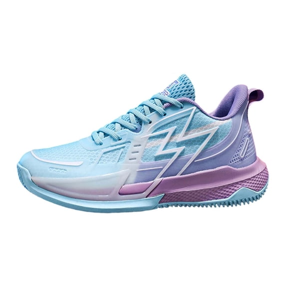 Win s Way Women's Low Top Mesh Training Sneakers, Basketball Style Athletic Walking Shoes with Arch Support