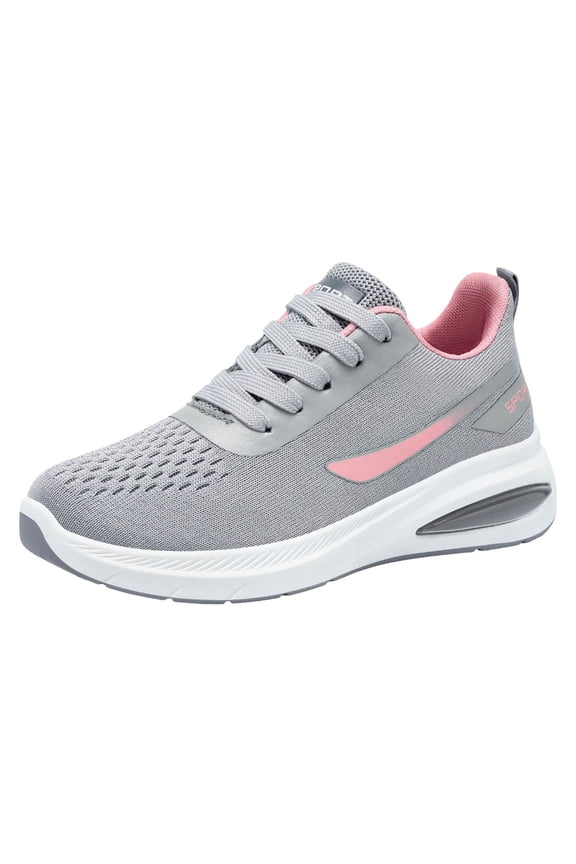 Women's Mesh Running Sneakers, Fashion Athletic Training Shoes for Outdoor Jogging