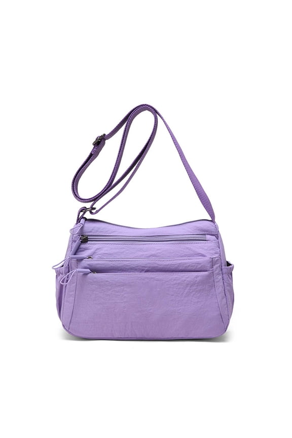 Women‘s Nylon Crossbody Bag Lightweight Large Capacity Casual Shoulder Bag Multi-Purpose Commute Phone Bag