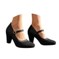 thumbnail image 1 of Win s Way Women's Oktoberfest Mary Jane Shoes Suede Heel Dress Pumps, 1 of 6