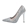 thumbnail image 1 of Win s Way Women's Pointed Toe Stiletto Heels Slenderizing Versatile Pumps High Heels Party Work Evening, 1 of 9
