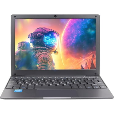【Win11 Pro/Office 2019】10.1-inch Mini Laptop Celeron N4020, Quad Core 8GB RAM, 256GB SSD, Built-in Webcam, WiFi, HDMI, Easy to Carry, Suitable for Children and Adults,Gray