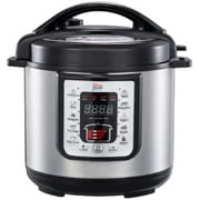 Win4 Deals 6 Qt 8 in 1 Multi-Use Electric Pressure Cooker for Rice Silver