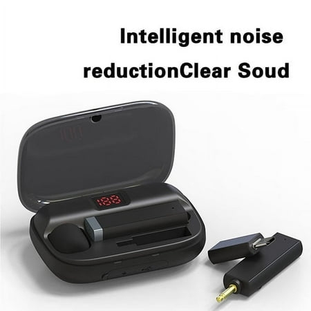 HW HAOWORKS M10 Wireless Lavalier Microphone With Charging Case