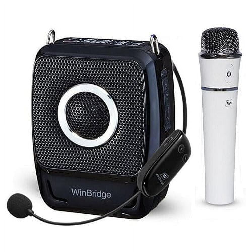 HW HAOWORKS S92 Pro 25W Teacher Voice Amplifier with Wireless Mics | Bluetooth PA System for Classroom, Church, Outdoor Events
