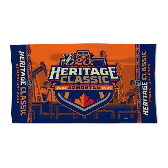 WinCraft 2023 NHL Heritage Classic Locker Room Official On-Ice 22" x 42" Two-Sided Towel