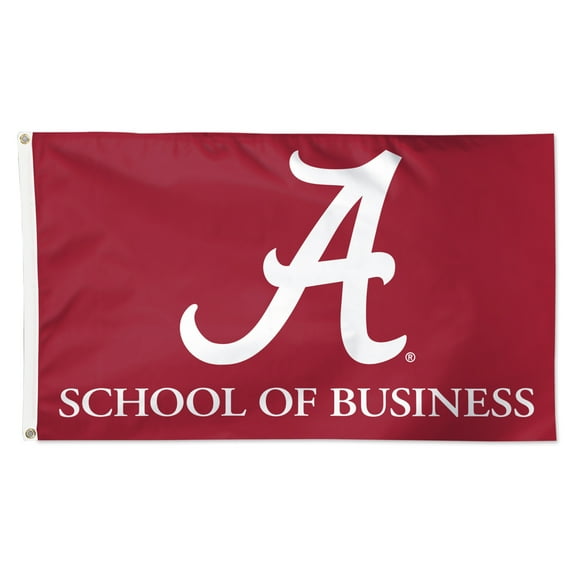 WinCraft Alabama Crimson Tide 3' x 5' School of Business Deluxe Single-Sided Flag