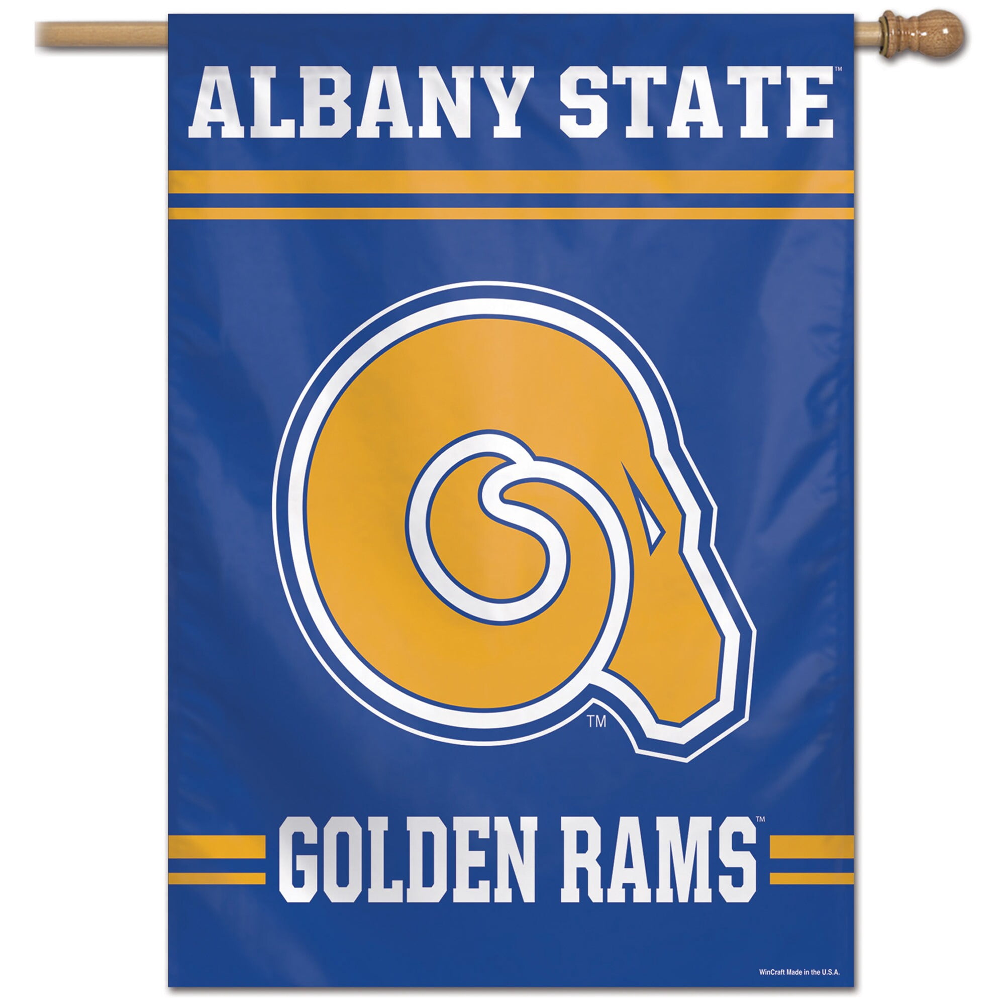 WinCraft Albany State Golden Rams 28'' x 40'' Single-Sided Vertical ...