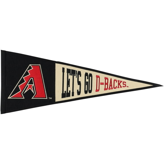 MLB Arizona Diamondbacks Team Slogan 13" x 32" Wool Pennant