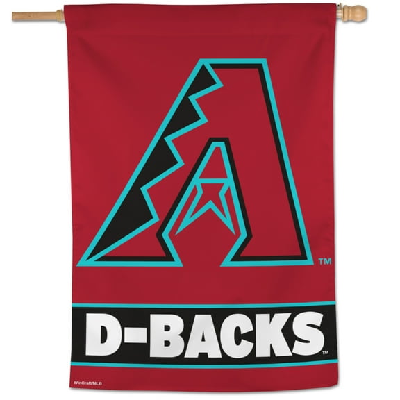 MLB Arizona Diamondbacks Team Name 28" x 40" Vertical Flag