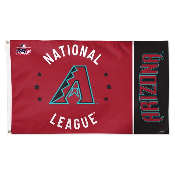 WinCraft Arizona Diamondbacks 3' x 5' One-Sided America 250 Deluxe Flag