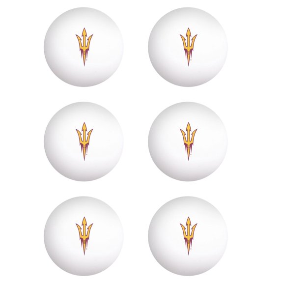 WinCraft Arizona State Sun Devils 6-Pack Table Tennis Balls