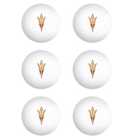 WinCraft Arizona State Sun Devils 6-Pack Table Tennis Balls